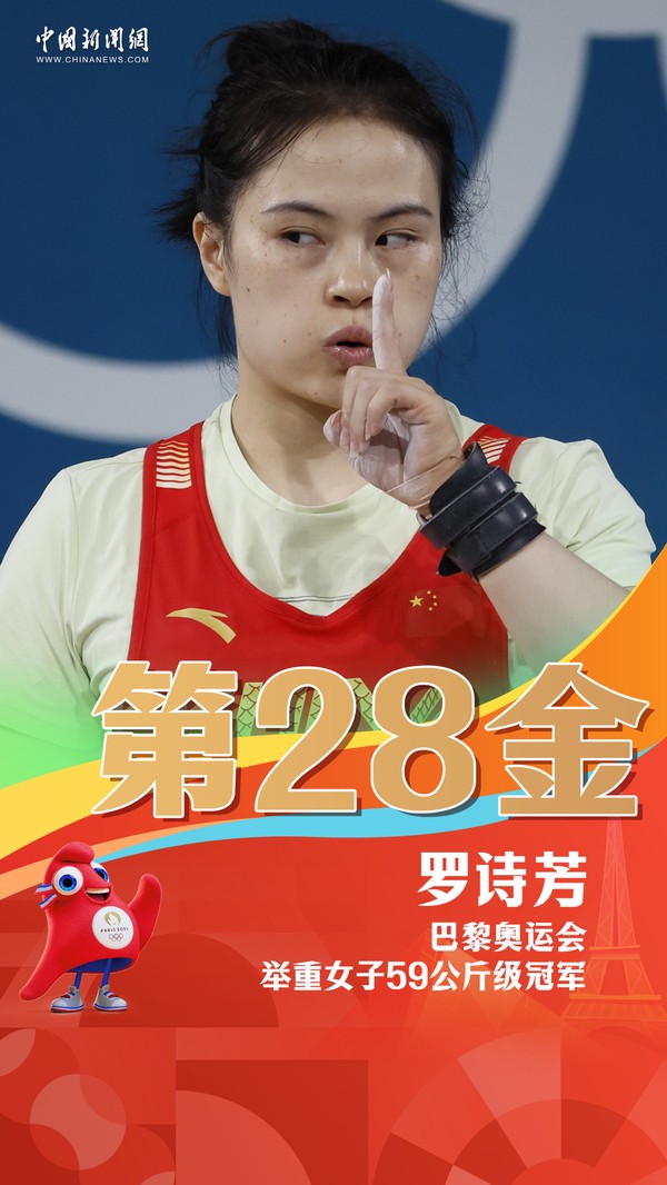 第28金！羅詩(shī)芳打破三項(xiàng)奧運(yùn)會(huì)紀(jì)錄奪冠