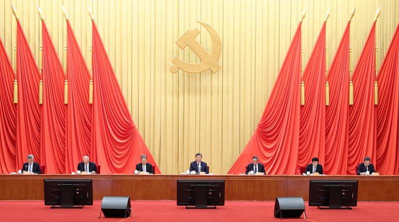 習(xí)近平：時刻保持解決大黨獨(dú)有難題的清醒和堅定，把黨的偉大自我革命進(jìn)行到底